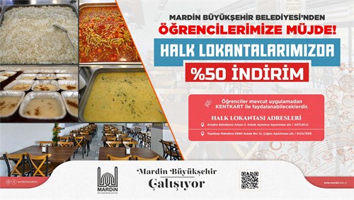 Mardin Büyükşehir Belediyesi'nden Öğrencilere Yemek Desteği